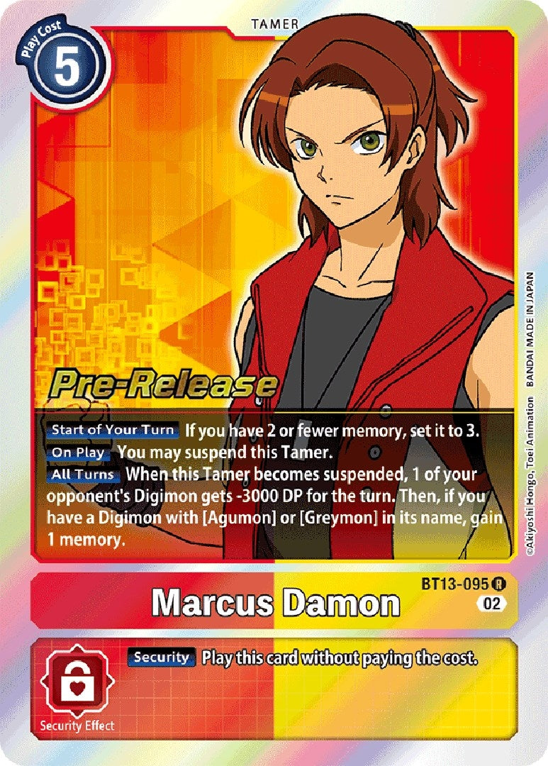 Image for Marcus Damon (BT13_PR) (BT13-095 R) - Digimon Card Game