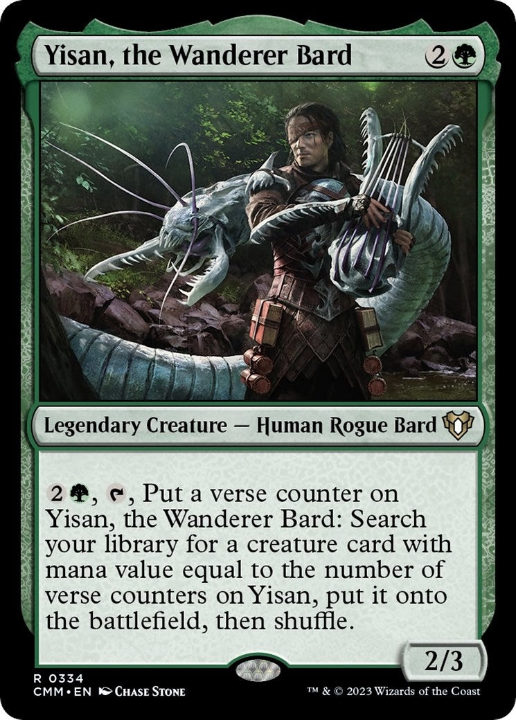 Image for Yisan, the Wanderer Bard (Commander Masters) (334) - Magic: The Gathering