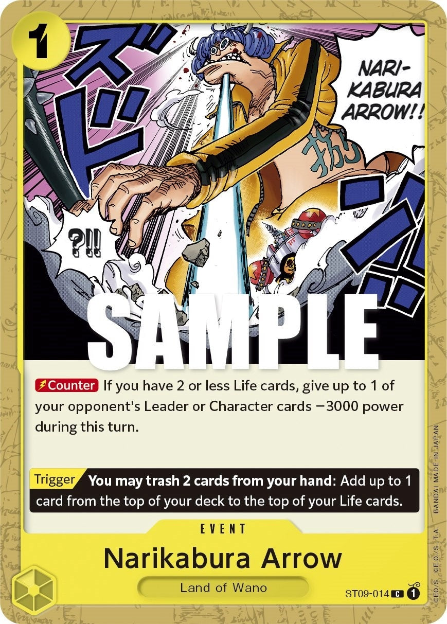 Image for Narikabura Arrow (Starter Deck 9: Yamato) (ST09-014) - One Piece Card Game