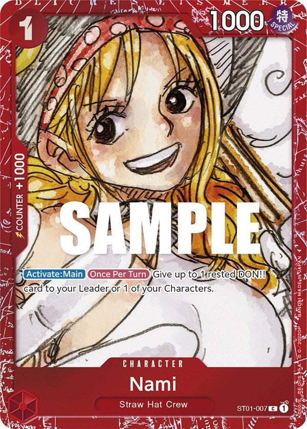 Image for Nami (Premium Card Collection -ONE PIECE FILM RED Edition-) (One Piece Promotion Cards) (ST01-007) - One Piece Card Game