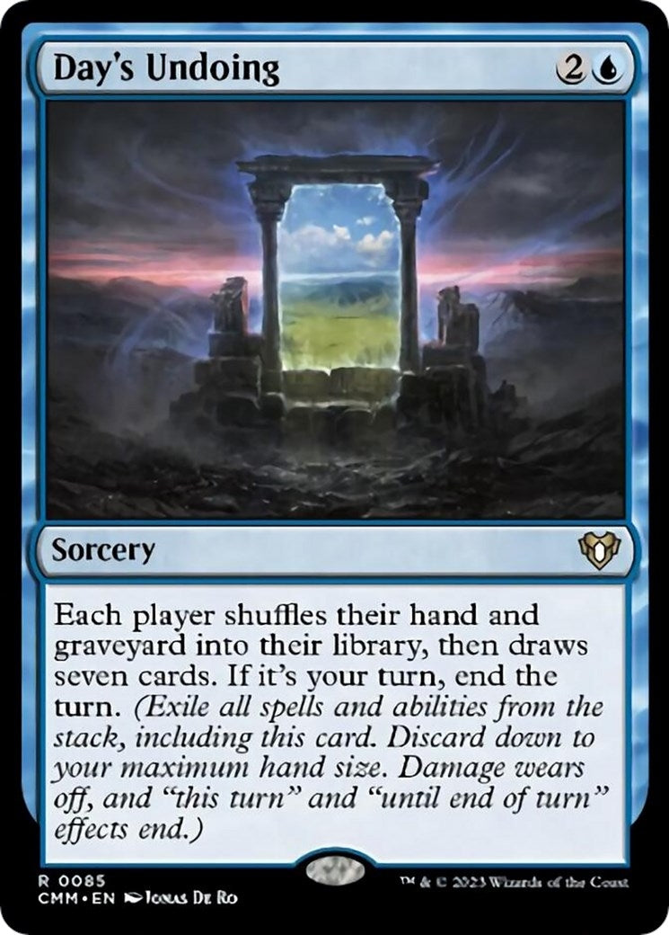 Image for Day's Undoing (Commander Masters) (85) - Magic: The Gathering