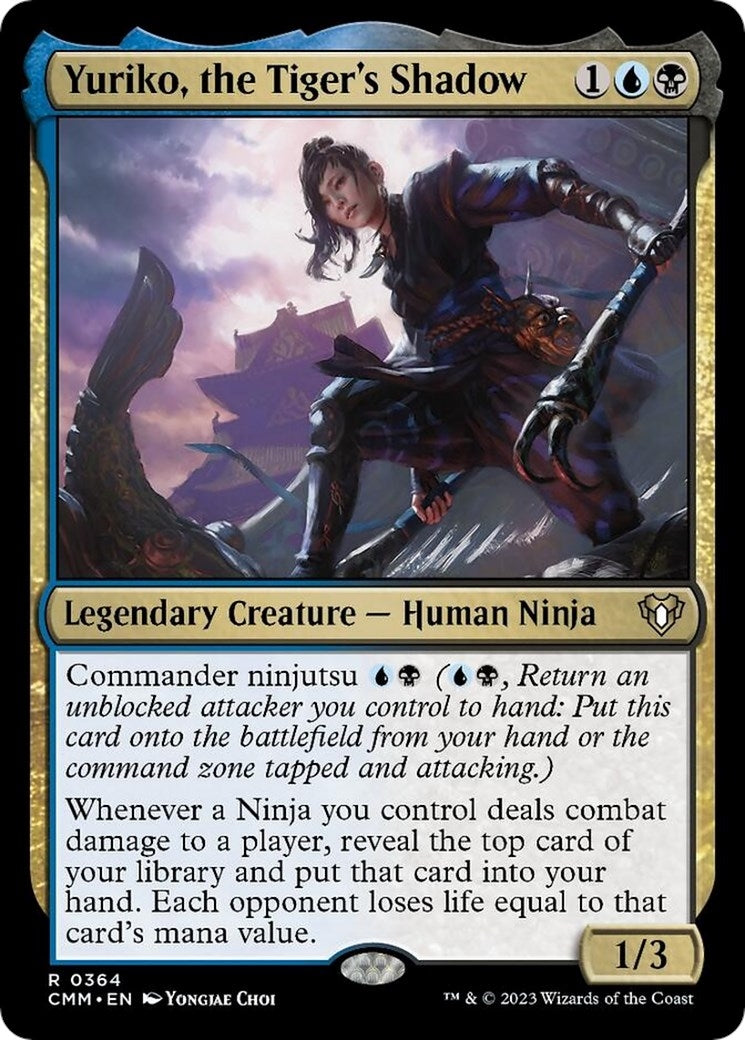 Image for Yuriko, the Tiger's Shadow (Commander Masters) (364) - Magic: The Gathering