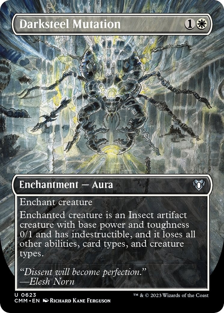 Image for Darksteel Mutation (Borderless) (Commander Masters) (623) - Magic: The Gathering