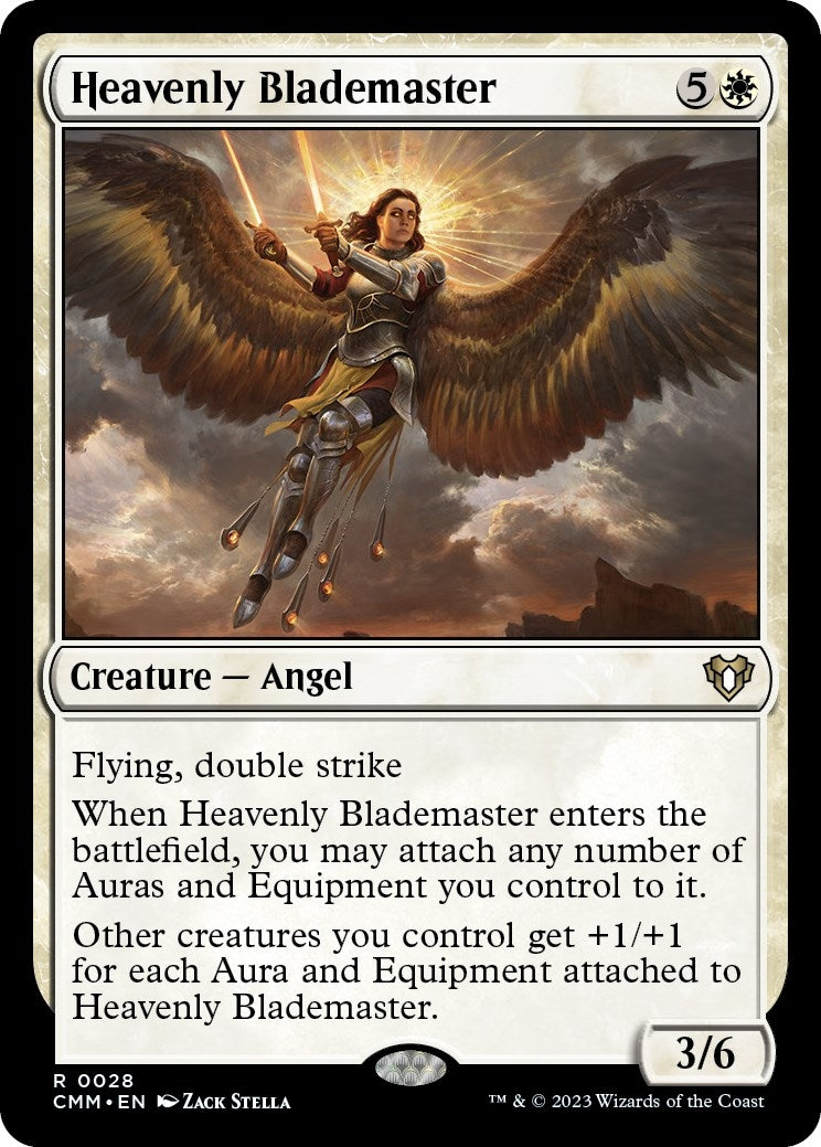 Image for Heavenly Blademaster (Commander Masters) (28) - Magic: The Gathering