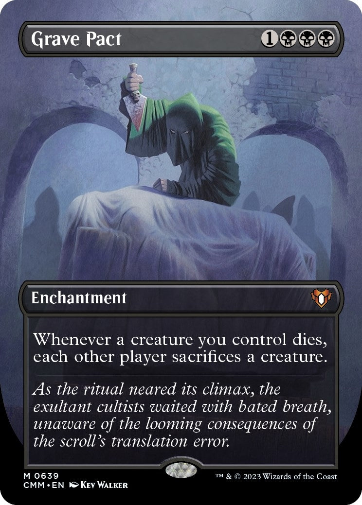 Image for Grave Pact (Borderless) (Commander Masters) (639) - Magic: The Gathering