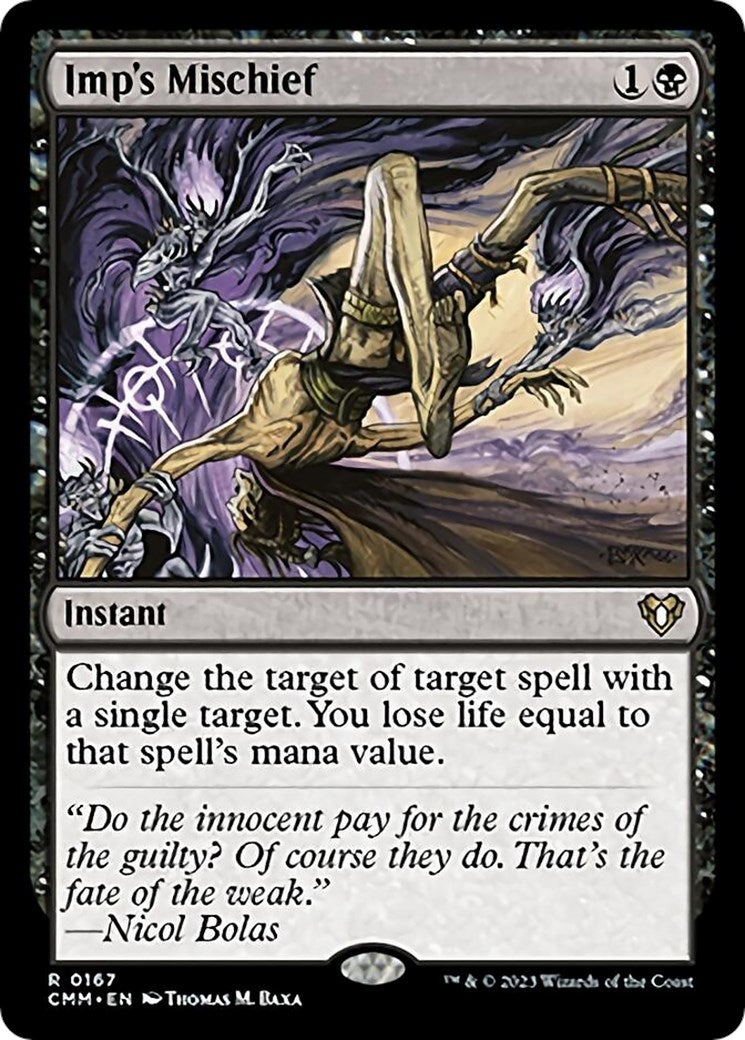 Image for Imp's Mischief (Commander Masters) (167) - Magic: The Gathering