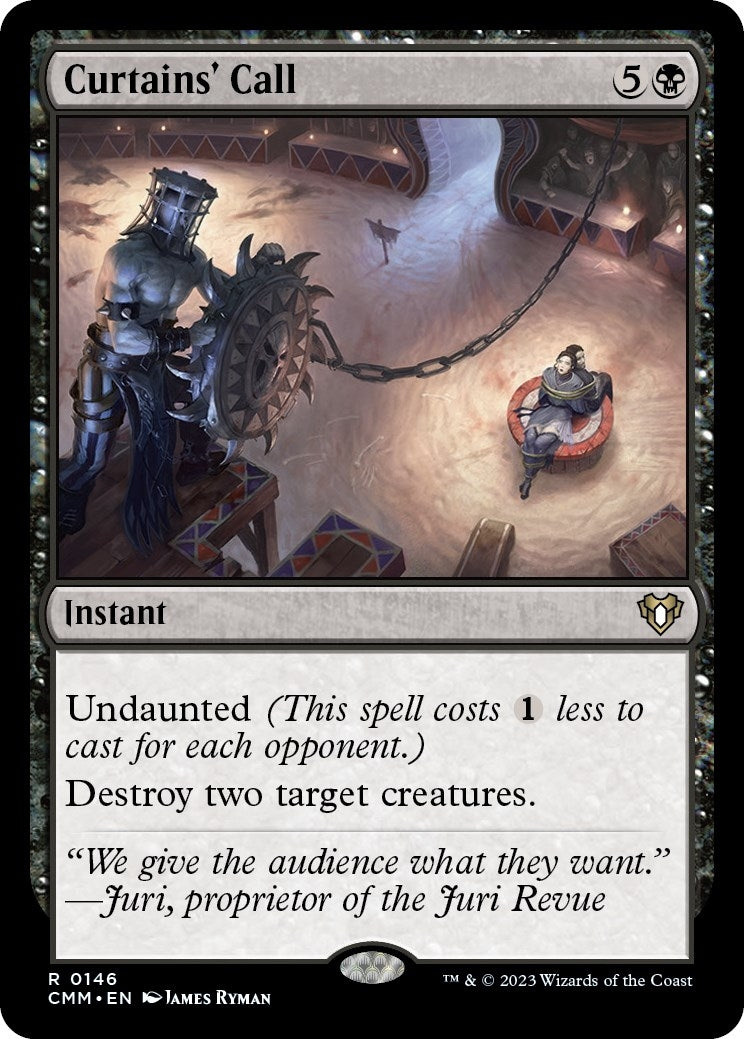 Image for Curtains' Call (Commander Masters) (146) - Magic: The Gathering