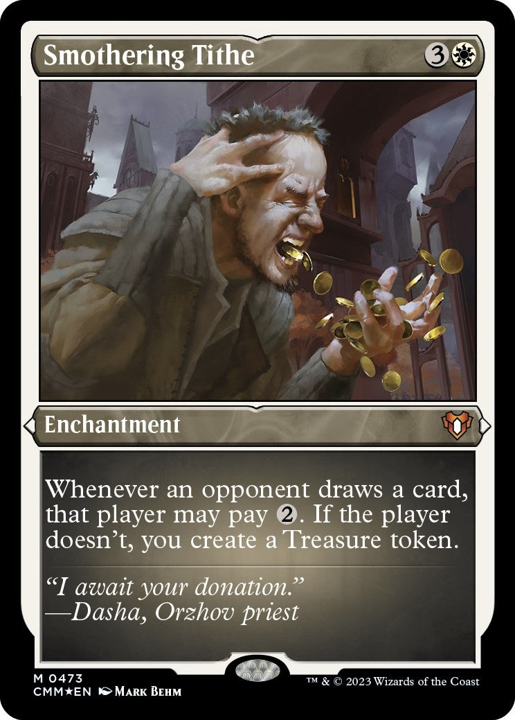 Image for Smothering Tithe (Foil Etched) (Commander Masters) (473) - Magic: The Gathering