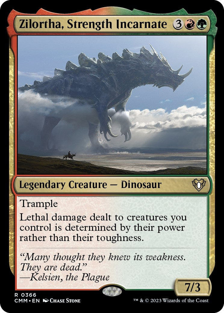 Image for Zilortha, Strength Incarnate (Commander Masters) (366) - Magic: The Gathering