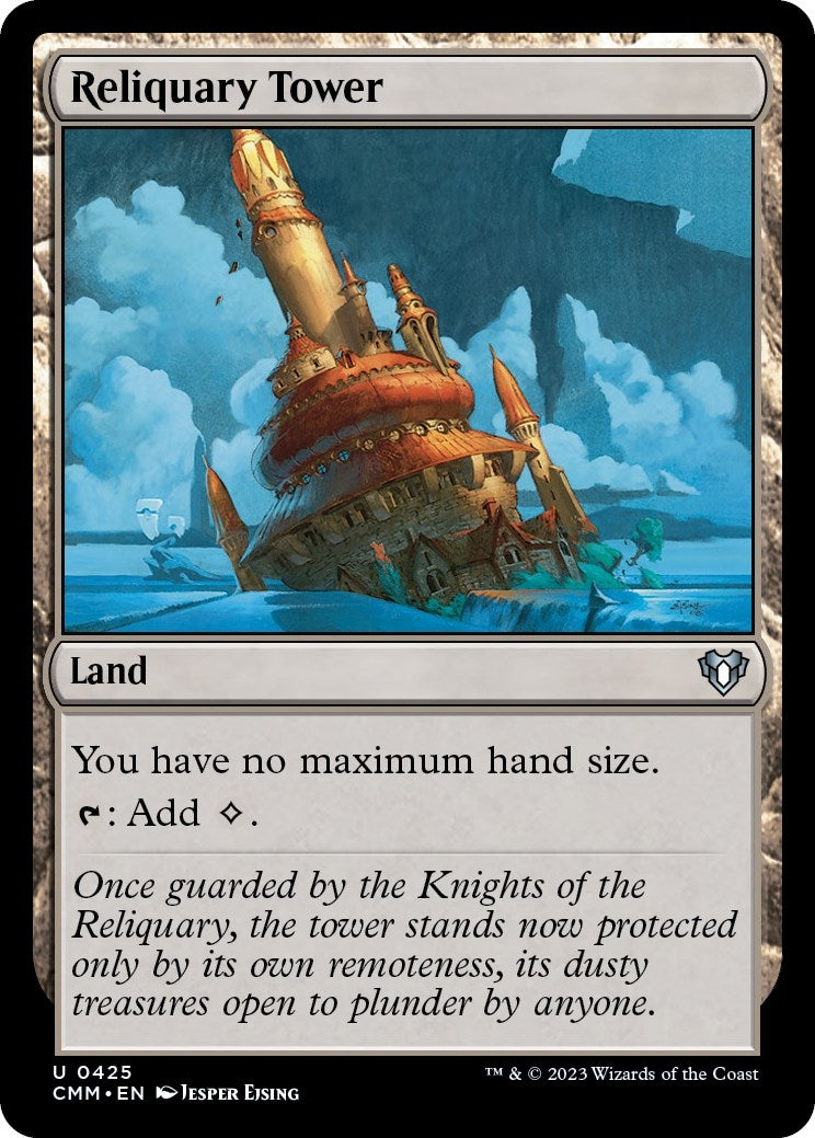 Image for Reliquary Tower (Commander Masters) (425) - Magic: The Gathering
