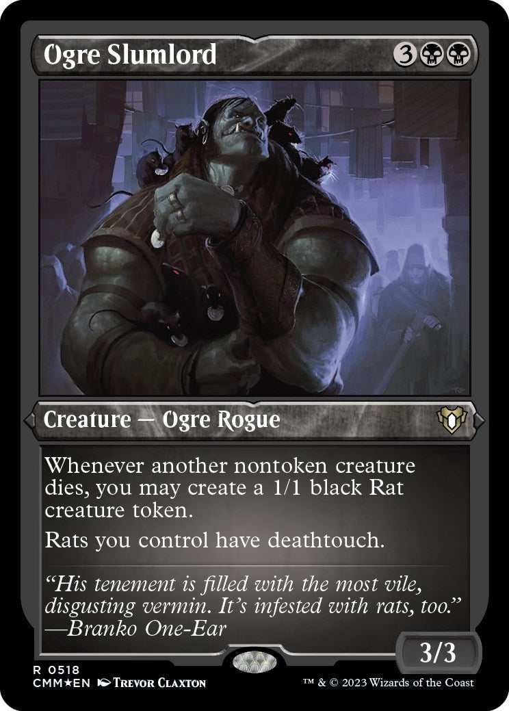 Image for Ogre Slumlord (Foil Etched) (Commander Masters) (518) - Magic: The Gathering