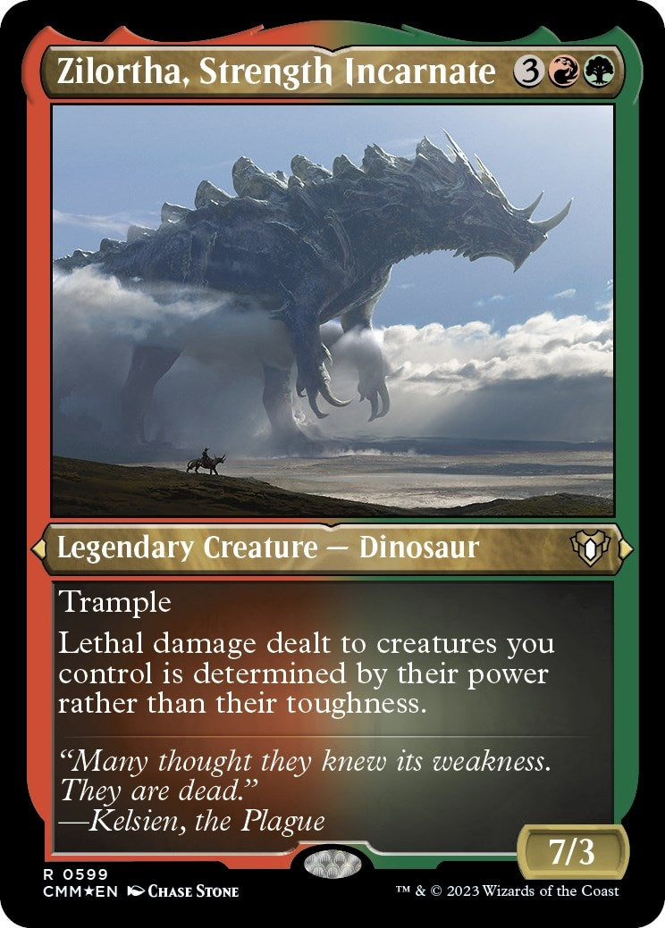 Image for Zilortha, Strength Incarnate (Foil Etched) (Commander Masters) (599) - Magic: The Gathering