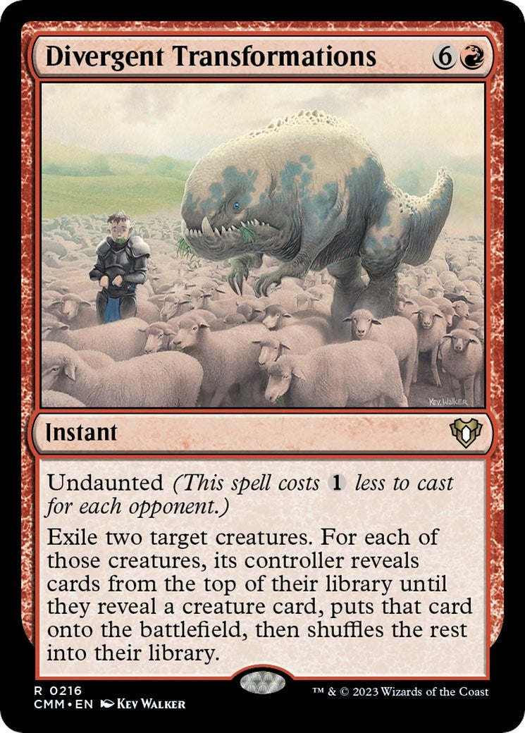 Image for Divergent Transformations (Commander Masters) (216) - Magic: The Gathering