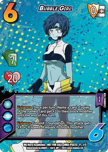 Image for Bubble Girl (Provisional Store Championship 2023) (UniVersus: My Hero Academia Promo Cards) (MHA-PSC23 P 1/5) - UniVersus