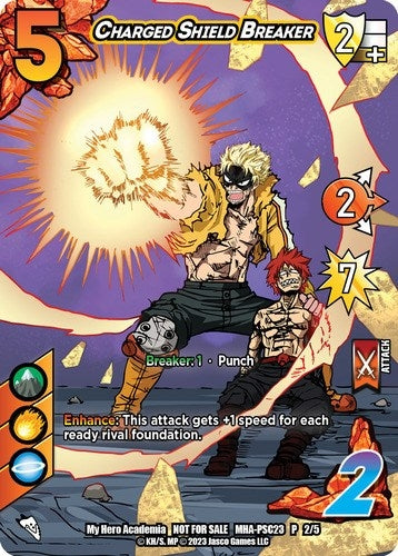 Image for Charged Shield Breaker (Provisional Store Championship 2023) (UniVersus: My Hero Academia Promo Cards) (MHA-PSC23 P 2/5) - UniVersus