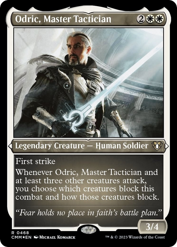 Image for Odric, Master Tactician (Foil Etched) (Commander Masters) (468) - Magic: The Gathering