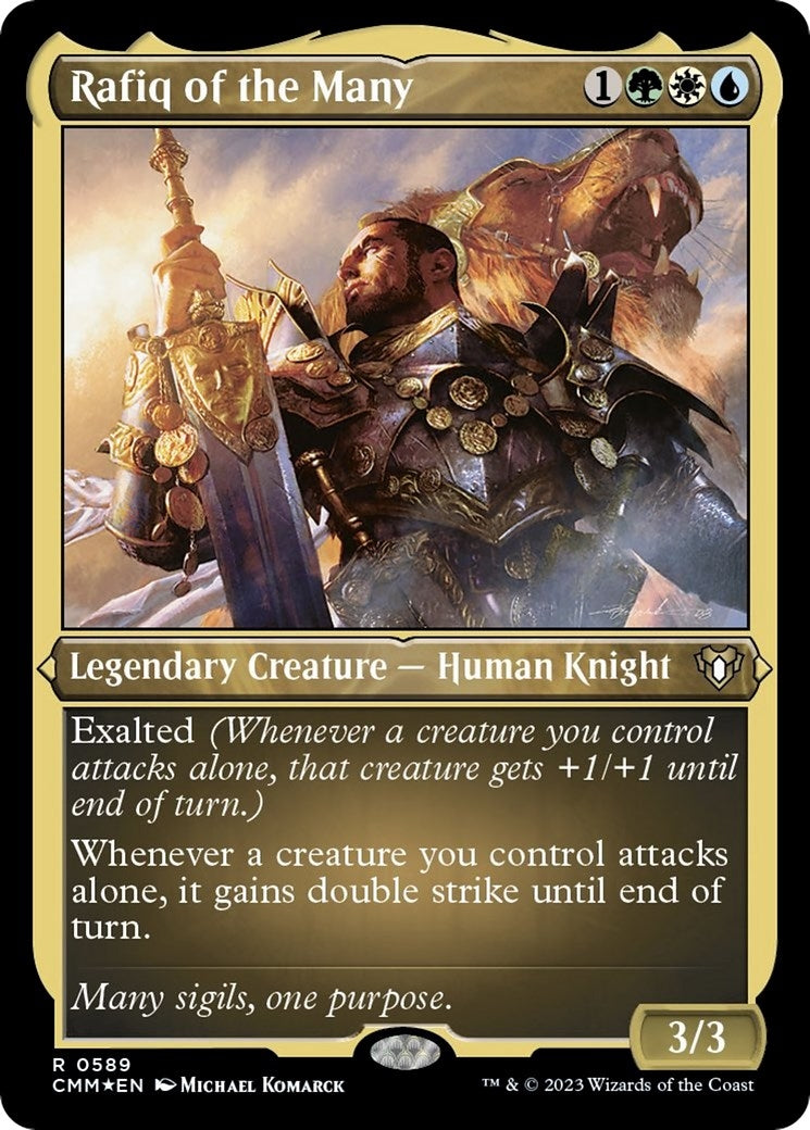 Image for Rafiq of the Many (Foil Etched) (Commander Masters) (589) - Magic: The Gathering