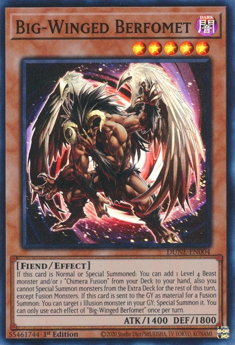 Image for Big-Winged Berfomet (Duelist Nexus) (DUNE-EN004) - YuGiOh