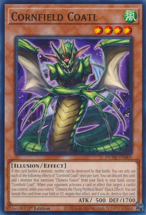 Image for Cornfield Coatl (Duelist Nexus) (DUNE-EN005) - YuGiOh