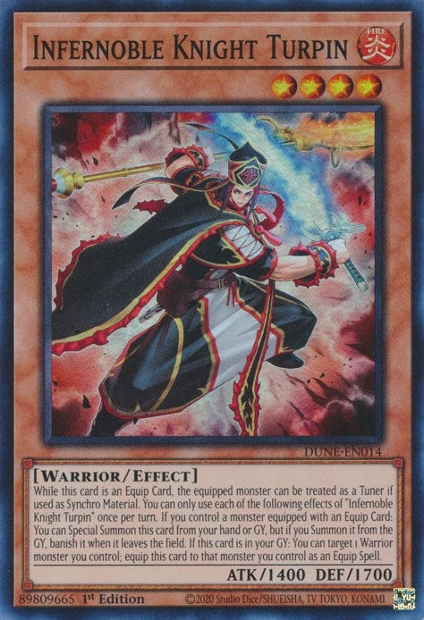 Image for Infernoble Knight Turpin (Duelist Nexus) (DUNE-EN014) - YuGiOh