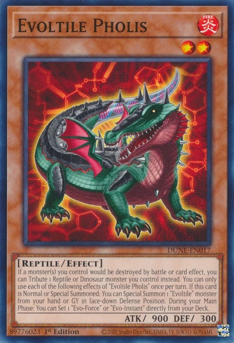 Image for Evoltile Pholis (Duelist Nexus) (DUNE-EN017) - YuGiOh
