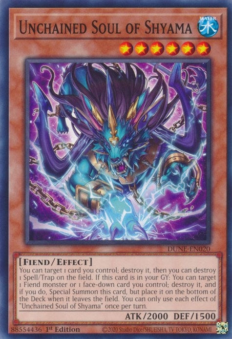 Image for Unchained Soul of Shyama (Duelist Nexus) (DUNE-EN020) - YuGiOh