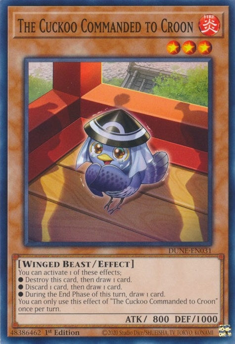 Image for The Cuckoo Commanded to Croon (Duelist Nexus) (DUNE-EN031) - YuGiOh