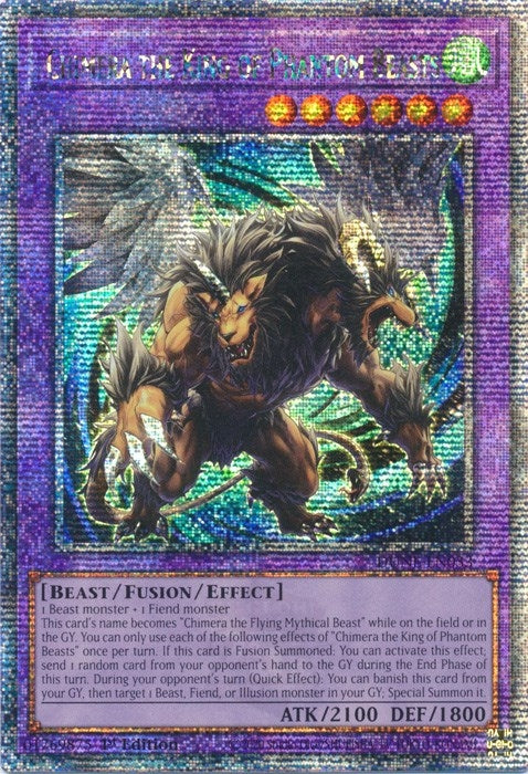Image for Chimera the King of Phantom Beasts (Quarter Century Secret Rare) (Duelist Nexus) (DUNE-EN033) - YuGiOh