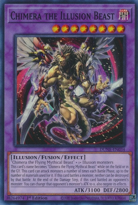 Image for Chimera the Illusion Beast (Duelist Nexus) (DUNE-EN034) - YuGiOh