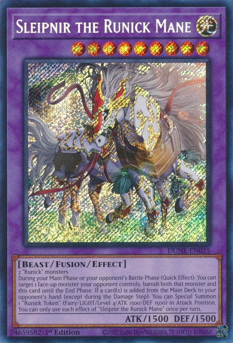 Image for Sleipnir the Runick Mane (Duelist Nexus) (DUNE-EN035) - YuGiOh