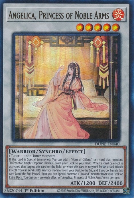 Image for Angelica, Princess of Noble Arms (Duelist Nexus) (DUNE-EN040) - YuGiOh