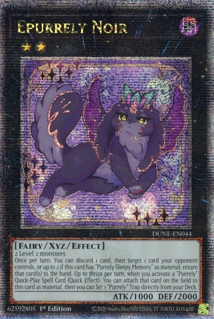 Image for Epurrely Noir (Quarter Century Secret Rare) (Duelist Nexus) (DUNE-EN044) - YuGiOh