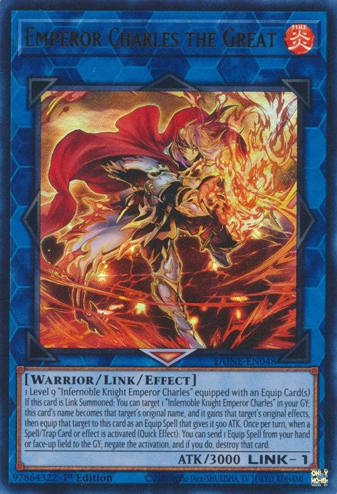 Image for Emperor Charles the Great (Duelist Nexus) (DUNE-EN048) - YuGiOh