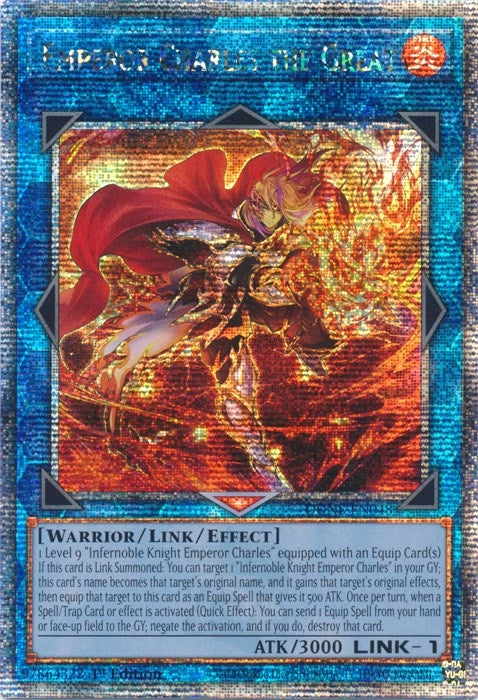 Image for Emperor Charles the Great (Quarter Century Secret Rare) (Duelist Nexus) (DUNE-EN048) - YuGiOh