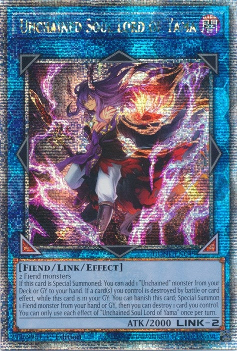 Image for Unchained Soul Lord of Yama (Quarter Century Secret Rare) (Duelist Nexus) (DUNE-EN049) - YuGiOh