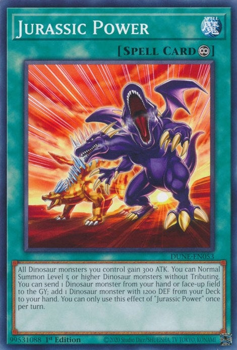 Image for Jurassic Power (Duelist Nexus) (DUNE-EN053) - YuGiOh