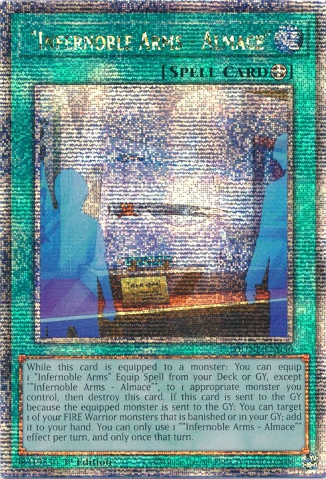 Image for "Infernoble Arms - Almace" (Quarter Century Secret Rare) (Duelist Nexus) (DUNE-EN056) - YuGiOh