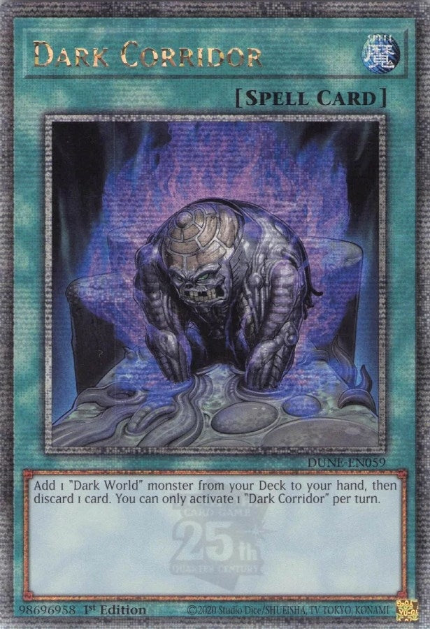 Image for Dark Corridor (Quarter Century Secret Rare) (Duelist Nexus) (DUNE-EN059) - YuGiOh