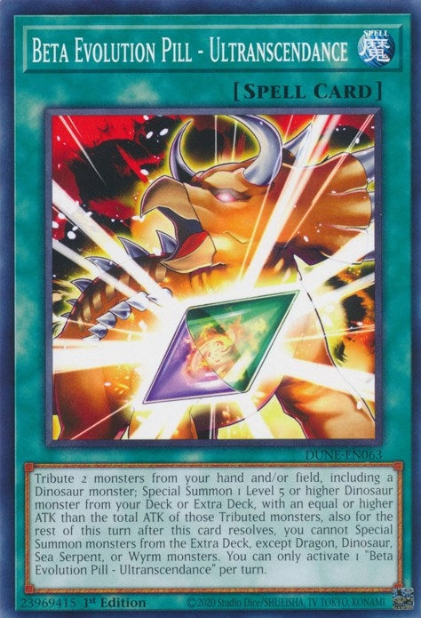 Image for Beta Evolution Pill - Ultranscendance (Duelist Nexus) (DUNE-EN063) - YuGiOh