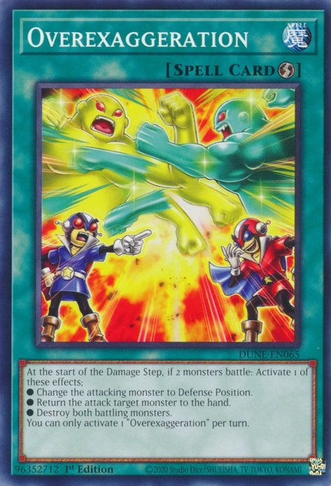 Image for Overexaggeration (Duelist Nexus) (DUNE-EN065) - YuGiOh