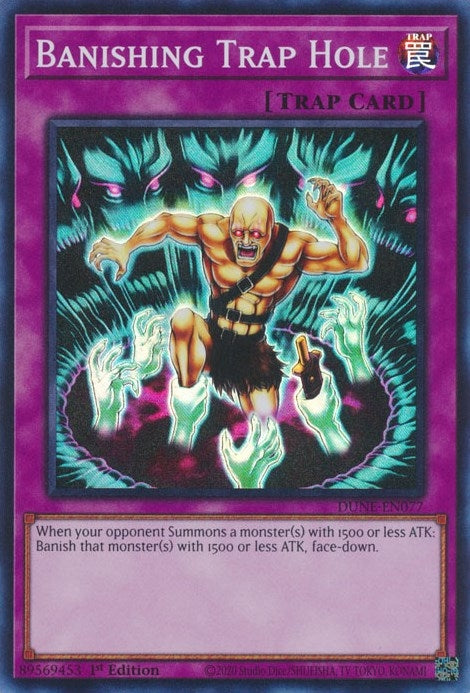 Image for Banishing Trap Hole (Duelist Nexus) (DUNE-EN077) - YuGiOh