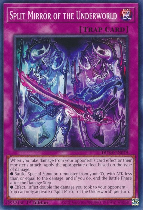Image for Split Mirror of the Underworld (Duelist Nexus) (DUNE-EN079) - YuGiOh