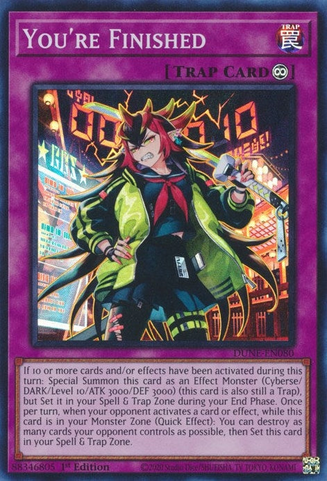 Image for You're Finished (Duelist Nexus) (DUNE-EN080) - YuGiOh