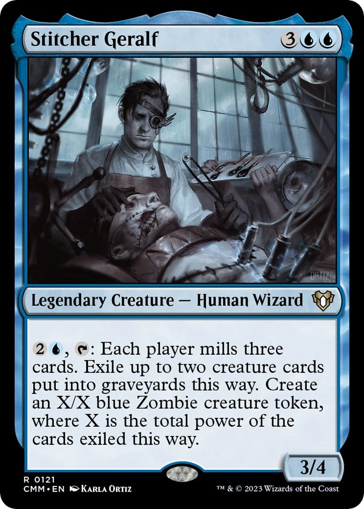 Image for Stitcher Geralf (Commander Masters) (121) - Magic: The Gathering