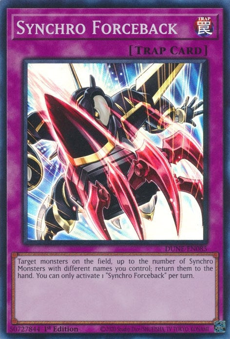 Image for Synchro Forceback (Duelist Nexus) (DUNE-EN085) - YuGiOh
