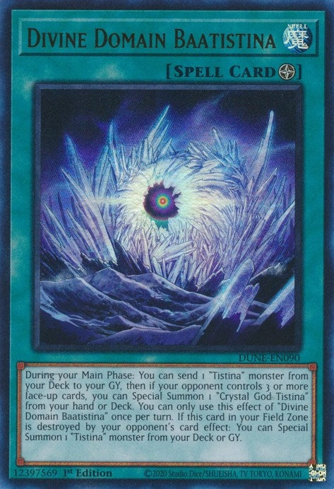 Image for Divine Domain Baatistina (Duelist Nexus) (DUNE-EN090) - YuGiOh
