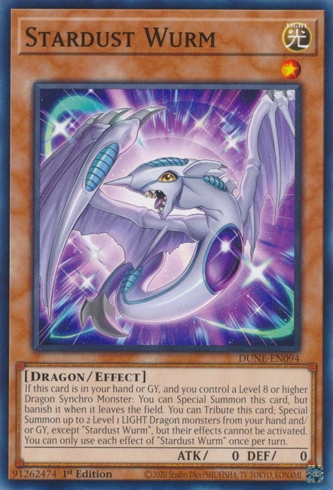 Image for Stardust Wurm (Duelist Nexus) (DUNE-EN094) - YuGiOh