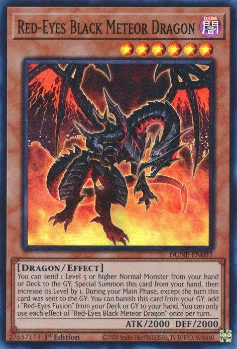 Image for Red-Eyes Black Meteor Dragon (Duelist Nexus) (DUNE-EN095) - YuGiOh
