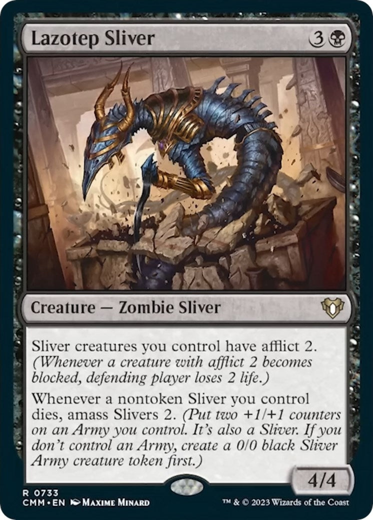 Image for Lazotep Sliver (Commander Masters) (733) - Magic: The Gathering