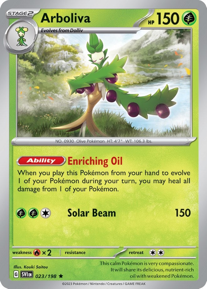 Image for Arboliva - 023/198 (Line Holo) (Miscellaneous Cards & Products) (023/198) - Pokemon